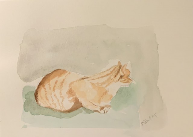 RUDY, AKWARELA, 21X15, 2021