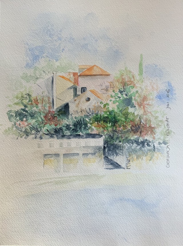 MOLUNAT III, AKWARELA, 24X32, 2016