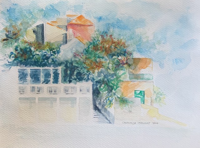 MOLUNAT, AKWARELA, 24X32, 2016