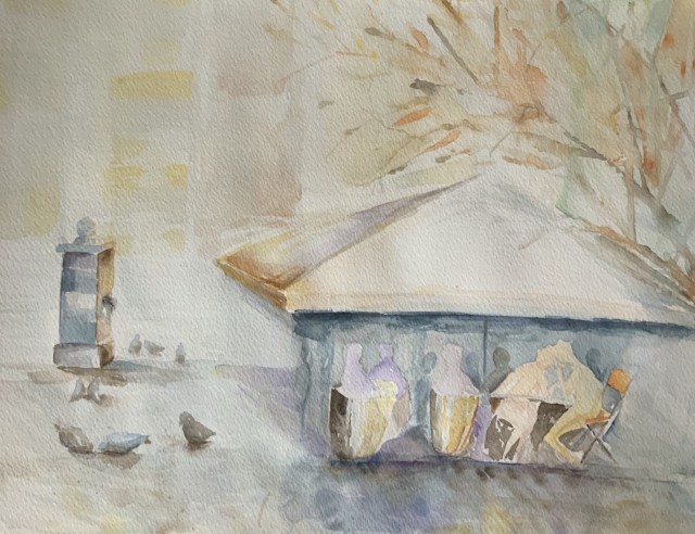 WENECJA, AKWARELA, 40X30, 2013