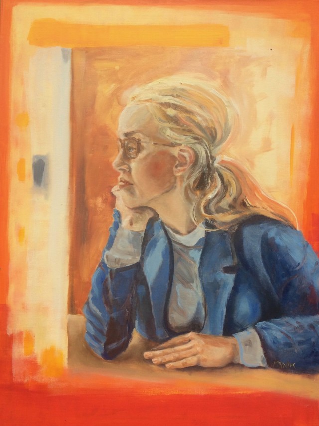 Tęsknota Agaty. Akryl, olej. 2019