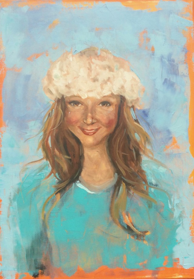Marlena. Akryl,olej. 2019